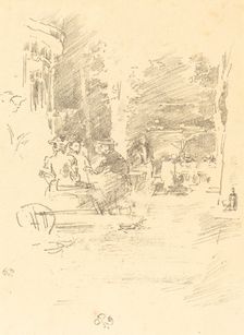 The Little Café au Bois, 1894. Creator: James Abbott McNeill Whistler