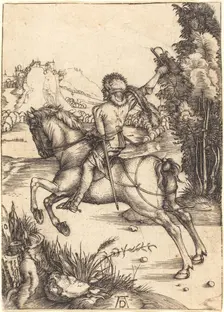The Little Courier, c. 1496. Creator: Albrecht Durer