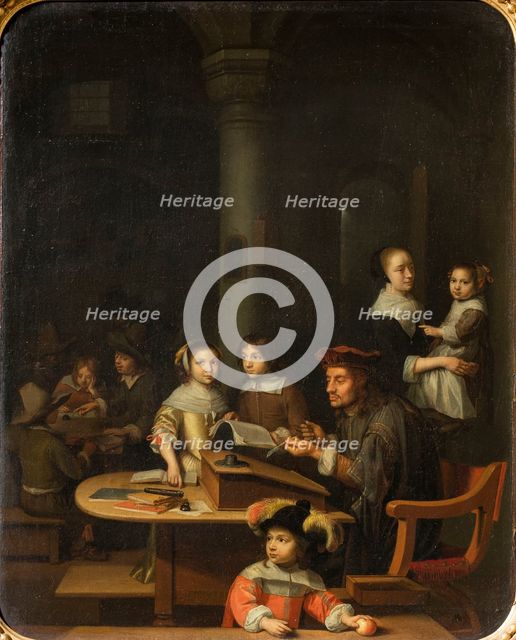 The little class, End of 17th cen.. Creator: Verelst, Simon Pietersz. (1644-ca 1721).