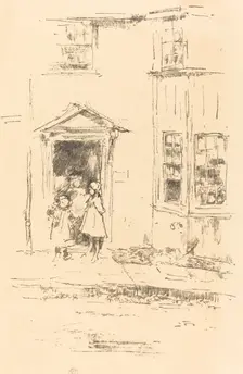 The Little Doorway, Lyme Regis, 1895. Creator: James Abbott McNeill Whistler