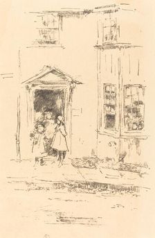 The Little Doorway, Lyme Regis, 1895. Creator: James Abbott McNeill Whistler