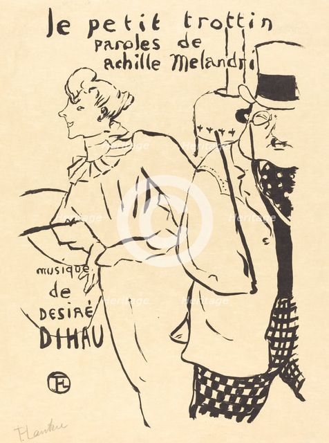 The Little Errand-Girl (Le petit trottin), 1893. Creator: Henri de Toulouse-Lautrec.