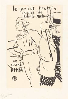 The Little Errand-Girl (Le petit trottin), 1893. Creator: Henri de Toulouse-Lautrec