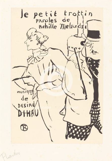 The Little Errand-Girl (Le petit trottin), 1893. Creator: Henri de Toulouse-Lautrec.