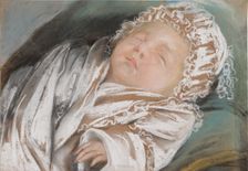 The Little Eugène de Montesquiou-Fézensac Asleep, 1783. Creator: Vigée Le Brun, Louise Élisabeth (1755-1842)