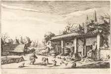 The Little Farm, possibly c. 1617. Creator: Jacques Callot