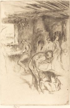 The Little Forge, 1875. Creator: James Abbott McNeill Whistler