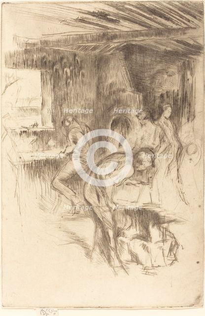 The Little Forge, 1875. Creator: James Abbott McNeill Whistler.
