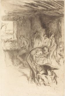 The Little Forge, 1875. Creator: James Abbott McNeill Whistler