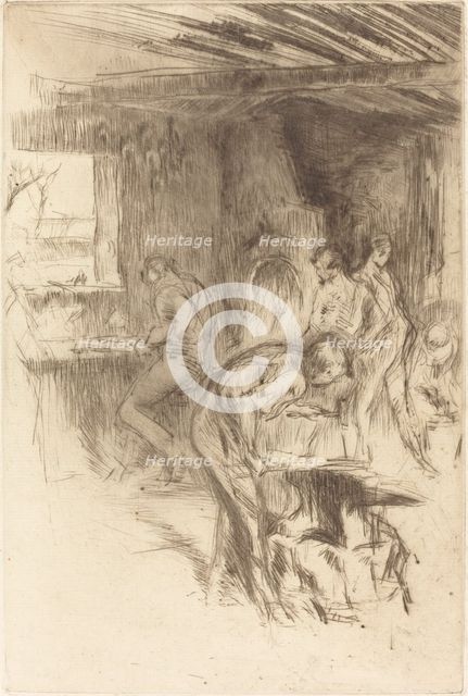 The Little Forge, 1875. Creator: James Abbott McNeill Whistler.