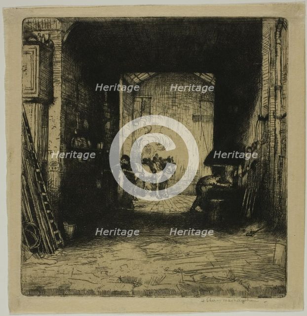 The Little Forge, 1902. Creator: Donald Shaw MacLaughlan.