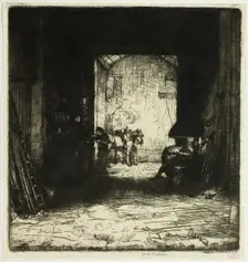 The Little Forge, 1903. Creator: Donald Shaw MacLaughlan