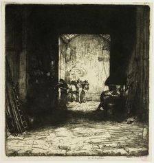 The Little Forge, 1903. Creator: Donald Shaw MacLaughlan