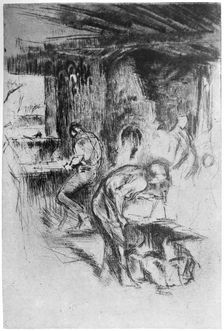 The Little Forge c1860 (1904).Artist: James Abbott McNeill Whistler