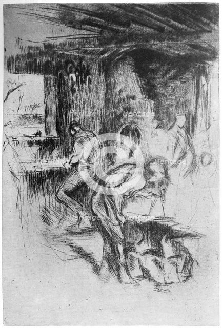 'The Little Forge', c1860 (1904).Artist: James Abbott McNeill Whistler