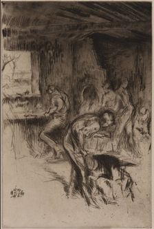The Little Forge, Liverpool, 1875. Creator: James Abbott McNeill Whistler