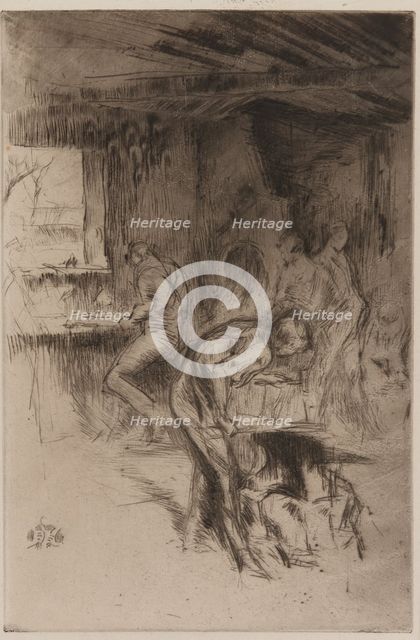 The Little Forge, Liverpool, 1875. Creator: James Abbott McNeill Whistler.