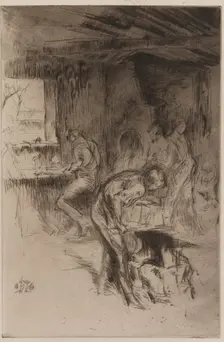 The Little Forge, Liverpool, 1875. Creator: James Abbott McNeill Whistler