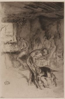 The Little Forge, Liverpool, 1875. Creator: James Abbott McNeill Whistler