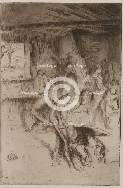 The Little Forge, Liverpool, 1875. Creator: James Abbott McNeill Whistler.