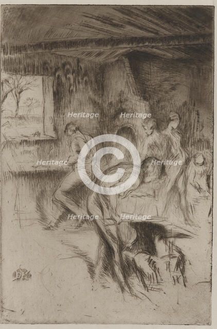The Little Forge, Liverpool, 1875. Creator: James Abbott McNeill Whistler.