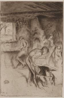 The Little Forge, Liverpool, 1875. Creator: James Abbott McNeill Whistler