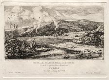 The Little French Colony at Akaroa, 1845, 1865. Creator: Charles Meryon (French, 1821-1868)