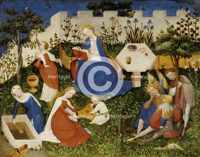 The Little Garden of Paradise, c1410-1420. Creator: Upper Rhenish Master.