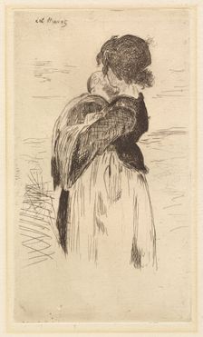 The Little Girl (Le petite fille), 1862. Creator: Edouard Manet