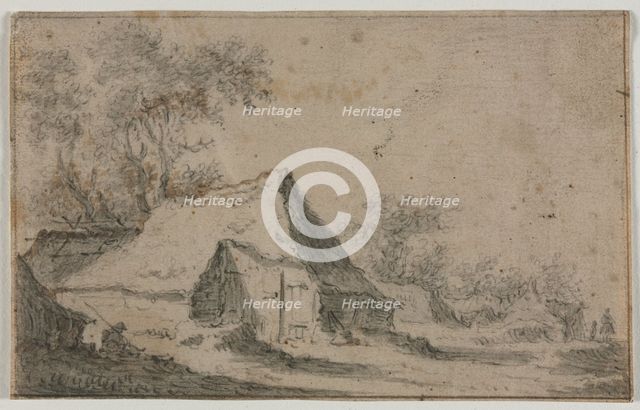 The Little Hamlet, second or third quarter 17th century. Creator: Anthonie Waterloo (Dutch, 1609/10-1690).