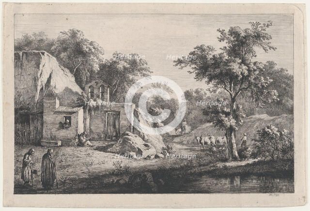 The Little Hermitage, 1793. Creator: Jean-Jacques de Boissieu.