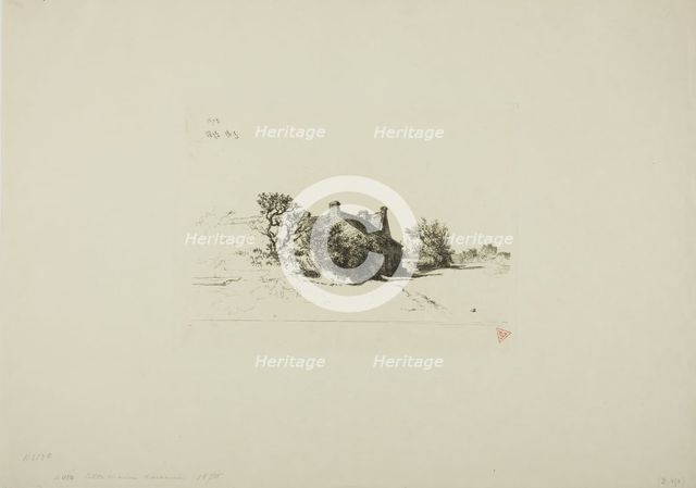 The Little Houses, Kercassier, c. 1875. Creator: Charles Emile Jacque.