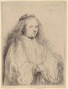 The Little Jewish Bride (Saskia as Saint Catherine), 1638. Creator: Rembrandt Harmensz van Rijn