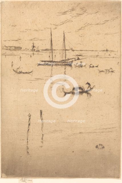 The Little Lagoon, 1879/1880. Creator: James Abbott McNeill Whistler.