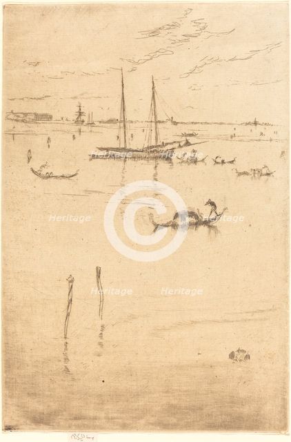 The Little Lagoon, 1879/1880. Creator: James Abbott McNeill Whistler.