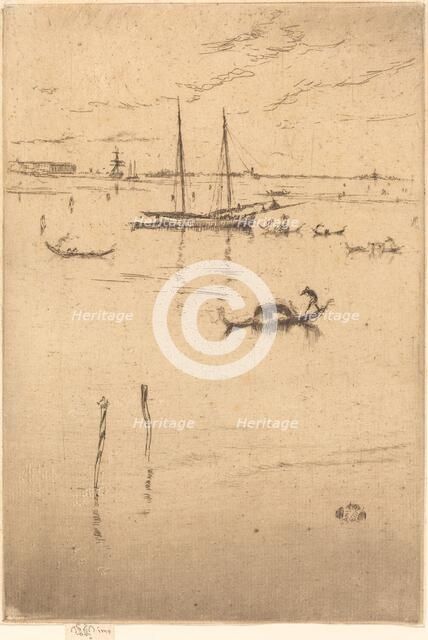 The Little Lagoon, 1879/1880. Creator: James Abbott McNeill Whistler.