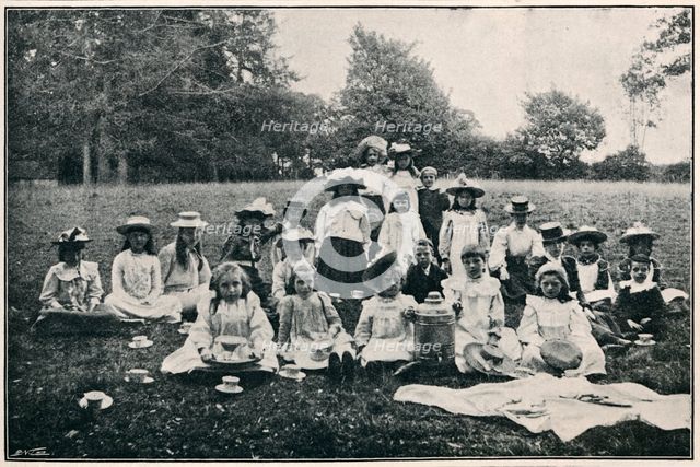 'The Little Londoners Whom Our Bairns sent to the Country', 1901. Artist: Unknown.