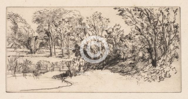 The Little Longparish, 1896. Creator: Francis Seymour Haden (British, 1818-1910).