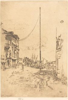 The Little Mast, 1880. Creator: James Abbott McNeill Whistler