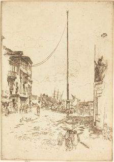 The Little Mast, 1880. Creator: James Abbott McNeill Whistler