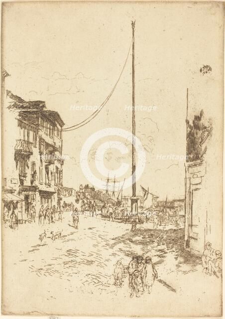 The Little Mast, 1880. Creator: James Abbott McNeill Whistler.