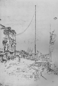 The Little Mast c1880, (1925). Creator: James Abbott McNeill Whistler