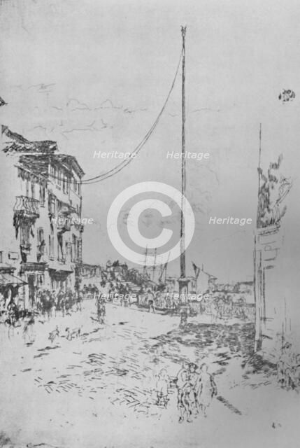 'The Little Mast', c1880, (1925). Creator: James Abbott McNeill Whistler.