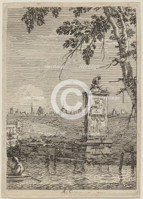 The Little Monument, c. 1735/1746. Creator: Canaletto.
