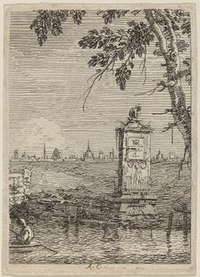 The Little Monument, c. 1735/1746. Creator: Canaletto