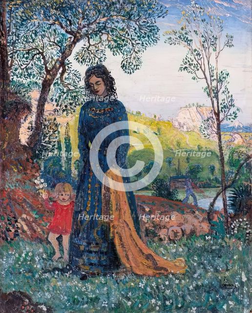 The Little Mother. Creator: James Dickson Innes.