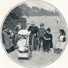 The little mother, Regent's Park, London, c1900 (1901)