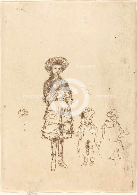 The Little Nurse, c. 1886/1888. Creator: James Abbott McNeill Whistler.