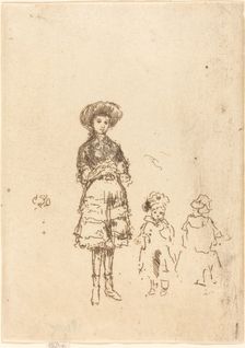 The Little Nurse, c. 1886/1888. Creator: James Abbott McNeill Whistler