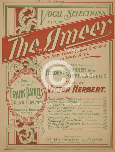 The little poster maid, c1899. Creator: Frederic Ranken.